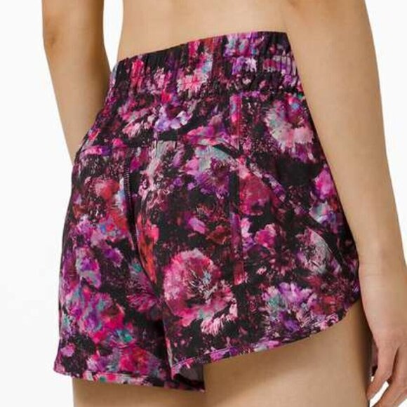 Lululemon Tracker Short V *4" - 6 Fluoro Floral Multi - Picture 2 of 6